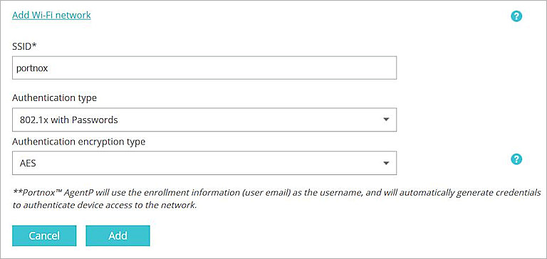 Add a Wi-Fi network